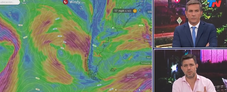 Cuántas chances hay de que el ciclón que llegará a Chile afecte a la Argentina: la palabra de José Bianco