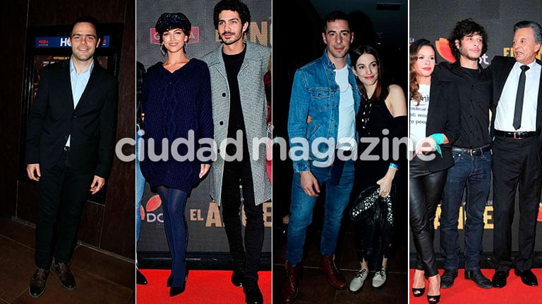 Cumbre de famosos en la avant premier de El Ángel (Foto: Movilpress)