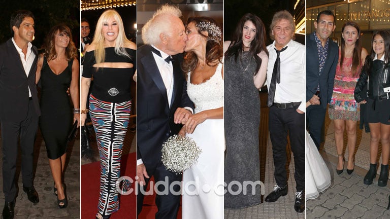 Cumbre de famosos en la boda de Guillermo Coppola. (Foto: Movilpress)