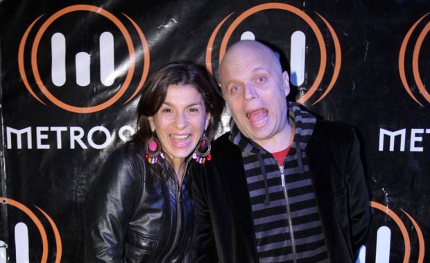 Dalia Gutman y Sebastián Wainraich, en la Fiesta Da Para Darse. (Foto: FM Metro)