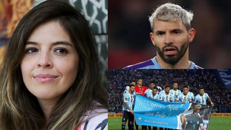 Dalma Maradona apoyó públicamente a Kun Agüero tras el emotivo homenaje de la Selección.