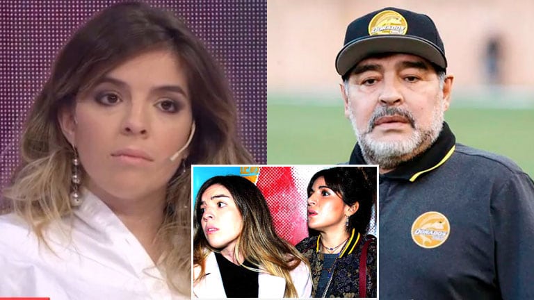 Dalma Maradona y Diego Maradona