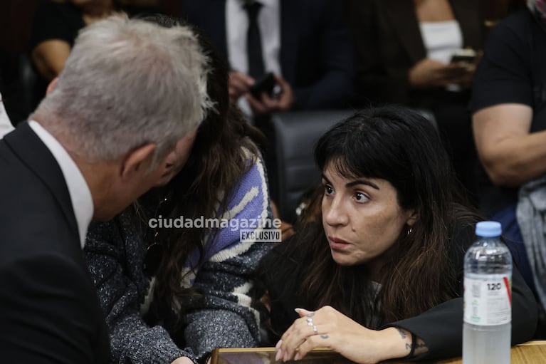 Dalma y Gianinna Maradona con Fernando Burlando. (RS Fotos)