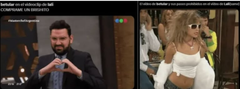 Damián Betular bailó en el video de Lali Espósito y en las redes estallaron los memes