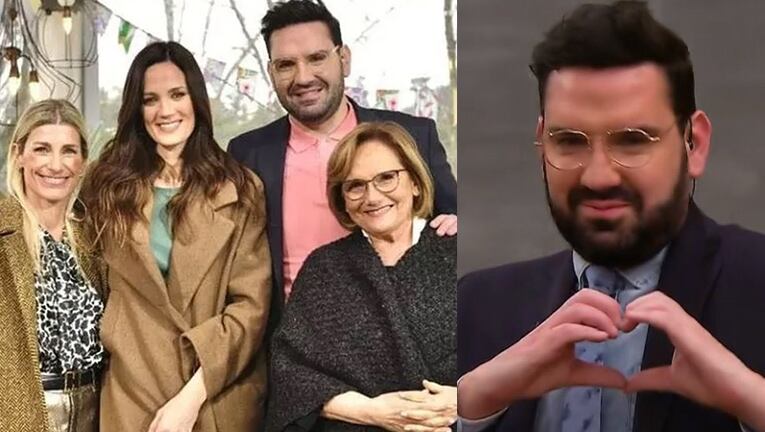 Damián Betular se animó a mostrarse recién levantado y luciendo un pijama inspirado en Bake Off.