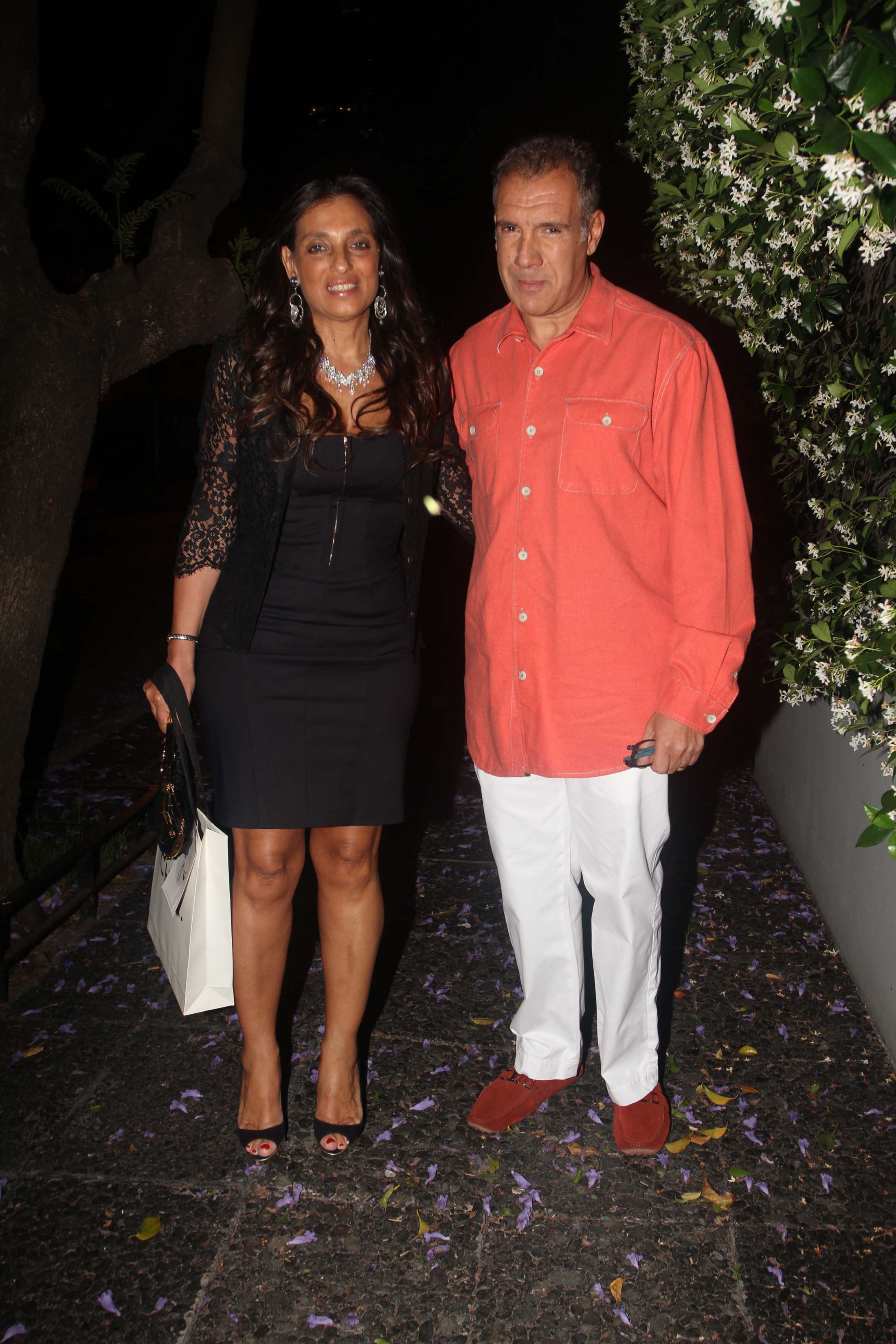 Daniel Haddad y su mujer Viviana en el cumple de Marcela Tinayre. (Foto: Movilpress)