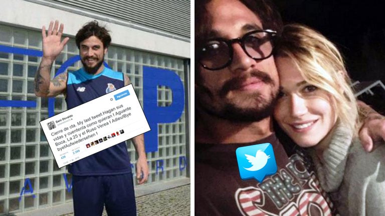 Daniel Osvaldo cerró su cuenta de Twitter con un picante mensaje: "Hagan sus vidas y cuéntenla como quieran"