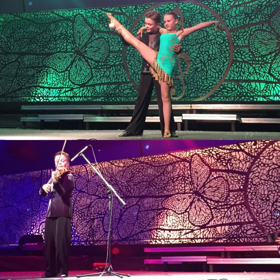 Daniil Bulayev y Veronika Antoschenko en el Iguazú en Concierto 2015. (Foto: Facebook.com/iguazuenconcierto)