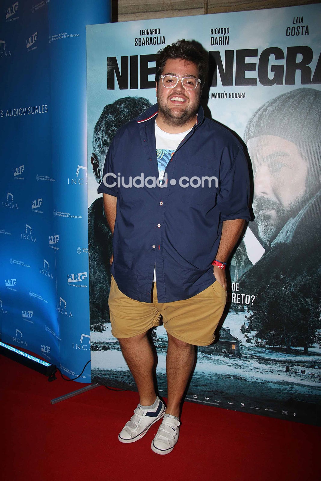 Darío Barassi en la avant premiere de Nieve Negra. (Foto: MovilPress - Ciudad.com)