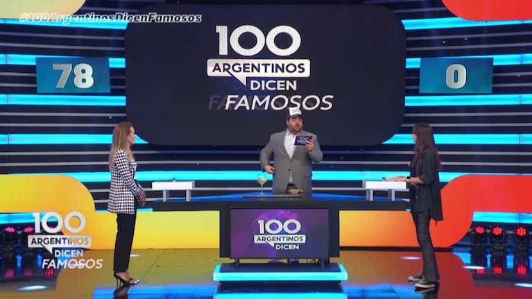 Darío Barassi en la conducción de 100 Argentinos Dicen. 