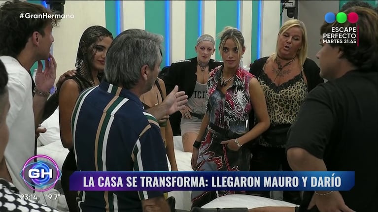 Darío Martínez Corti Virginia y Mariana Demo en Gran Hermano 2023