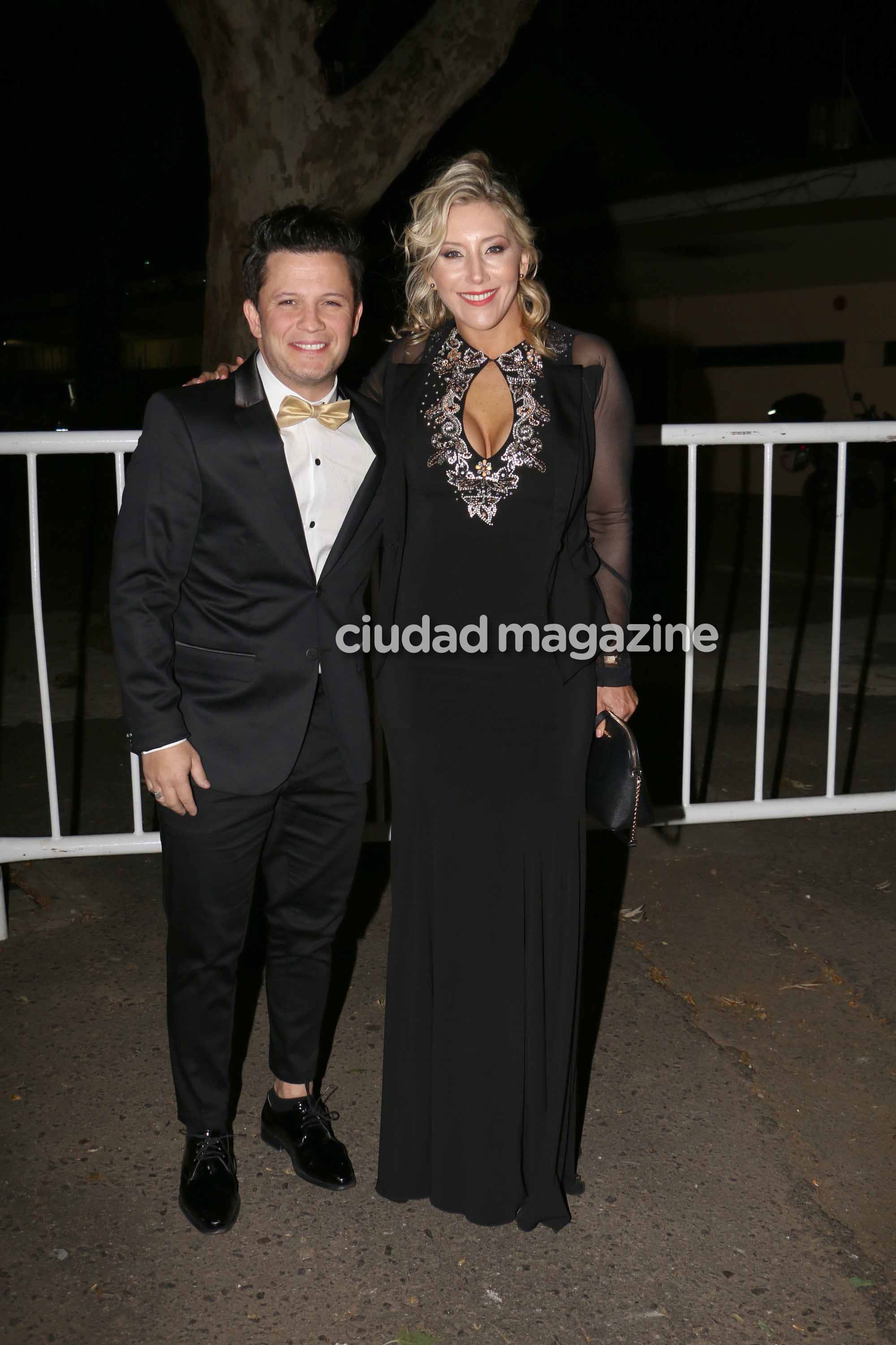 Darío y Daniela Lopilato en la gala aniversario de la revista Gente (Foto: Movilpress).