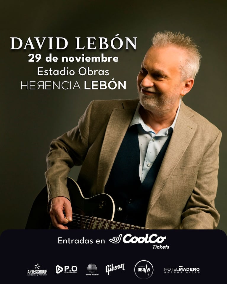 David Lebón fue nominado al Latin Grammy y dará un show histórico en Obras: cuándo es la cita