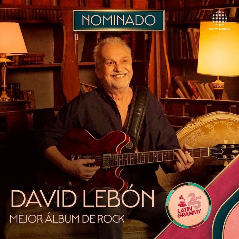 David Lebón fue nominado al Latin Grammy y dará un show histórico en Obras: cuándo es la cita