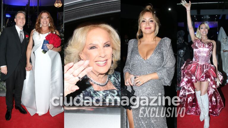 De Mirtha Legrand a Karina La Princesita: el look de los invitados a la boda de Lizy Tagliani. Foto: Movilpress