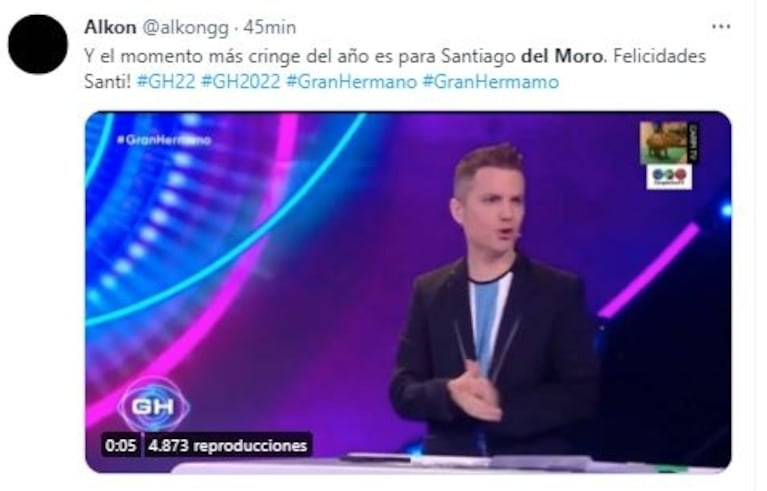 Del Moro pidió un aplauso para La Tora en Gran Hermano y el público le dio la espalda: los memes