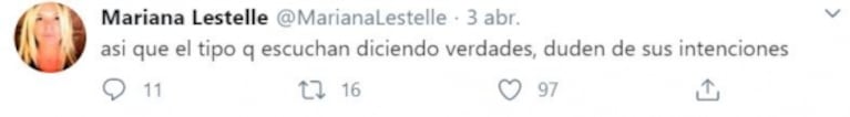 Delicada acusación de Mariana Lestelle contra el doctor Claudio Zin: "Me invitó a su oficina; fue un acoso"