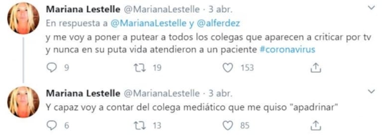 Delicada acusación de Mariana Lestelle contra el doctor Claudio Zin: "Me invitó a su oficina; fue un acoso"