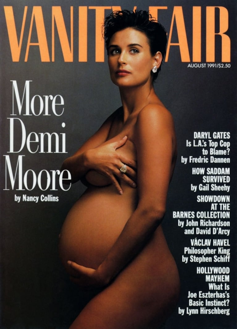  Demi Moore volvió a posar desnuda a sus 56 años y habló sobre su dura infancia, amores y dolores del pasado