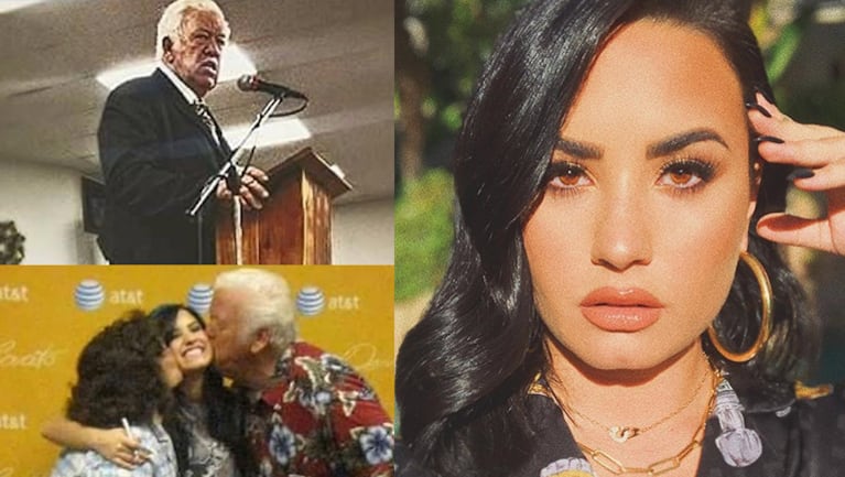 Demi se refirió a la muerte de su abuelo en Instagram.