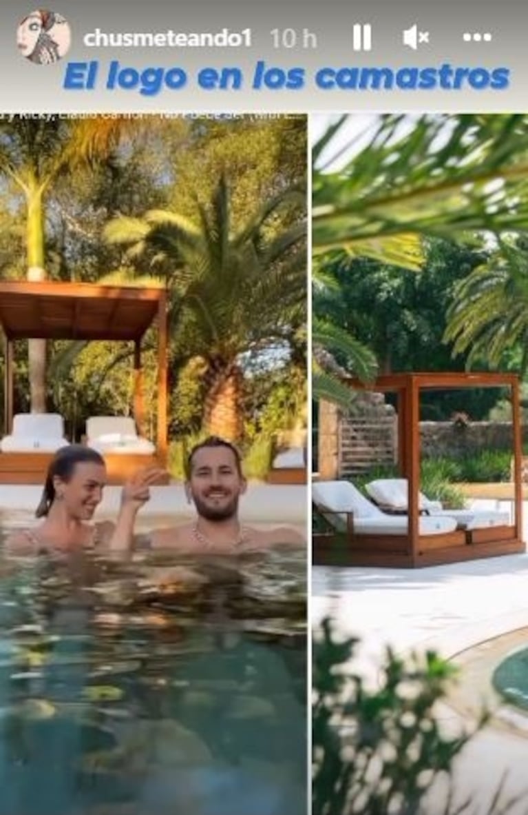 Descubrieron a dónde se fueron Stefi Roitman y Ricky Montaner de luna de miel: un increíble resort en México