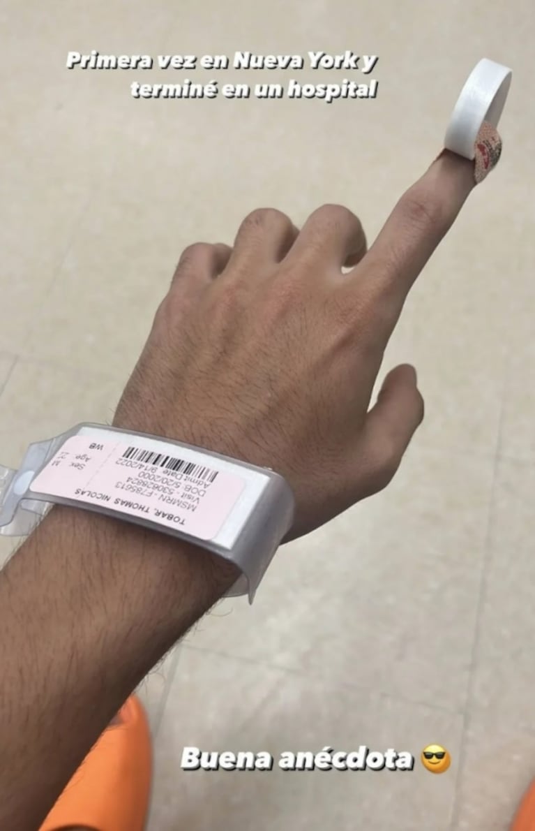 Desde Nueva York, Rusherking compartió una foto en el hospital que preocupó a sus fans