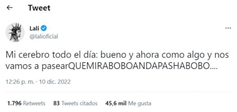 Desde Qatar, Lali Espósito bancó a Leo Messi y le hizo frente a las críticas a Argentina