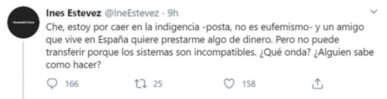 Desesperada frase de Inés Estévez por la crisis del coronavirus: "Estoy por caer en la indigencia" 