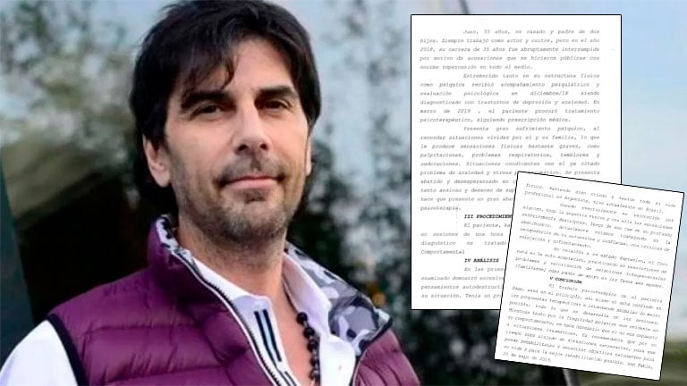 Detalles del informe psicológico de Juan Darthés tras ausentarse en la audiencia con Anita Coacci