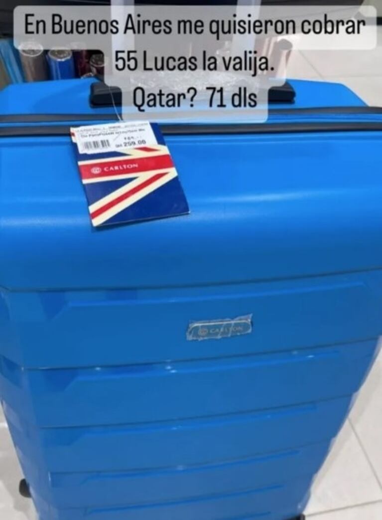 Diego Brancatelli fue de shopping en Qatar y se enloqueció por los precios en dólares