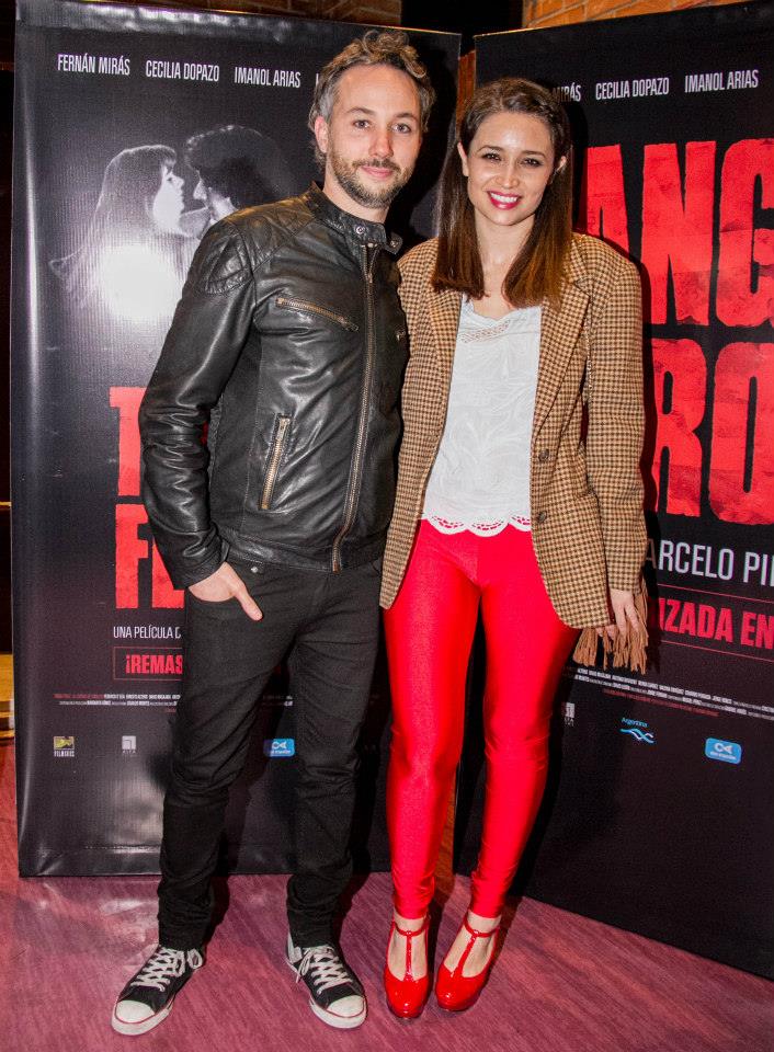 Diego Iglesias y Julia Mengolini, en la premiere de Tango Feroz. (Foto: Yanina Godoy - Punto Tiff)