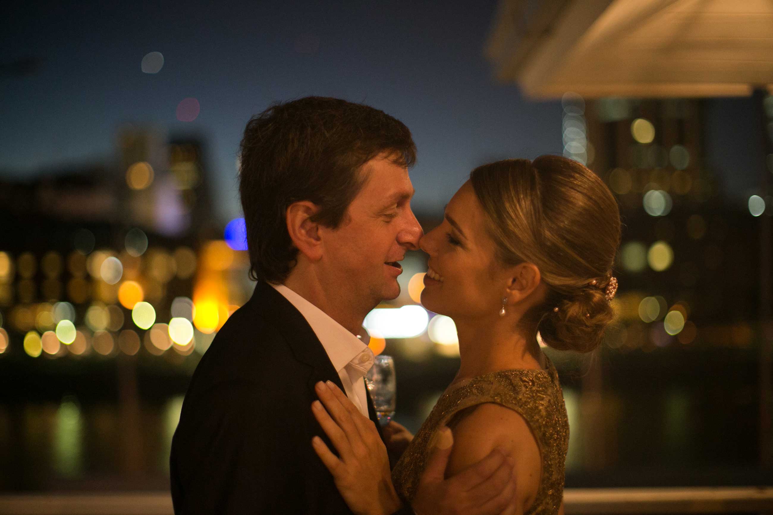 Diego Korol y Romina Ricle en su boda. (Foto: Gentileza Juan Manuel Gutiérrez)