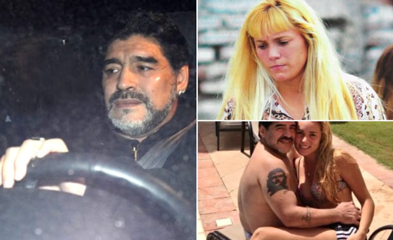 Diego Maradona se separó de Rocío Oliva. (Fotos: archivo Web)