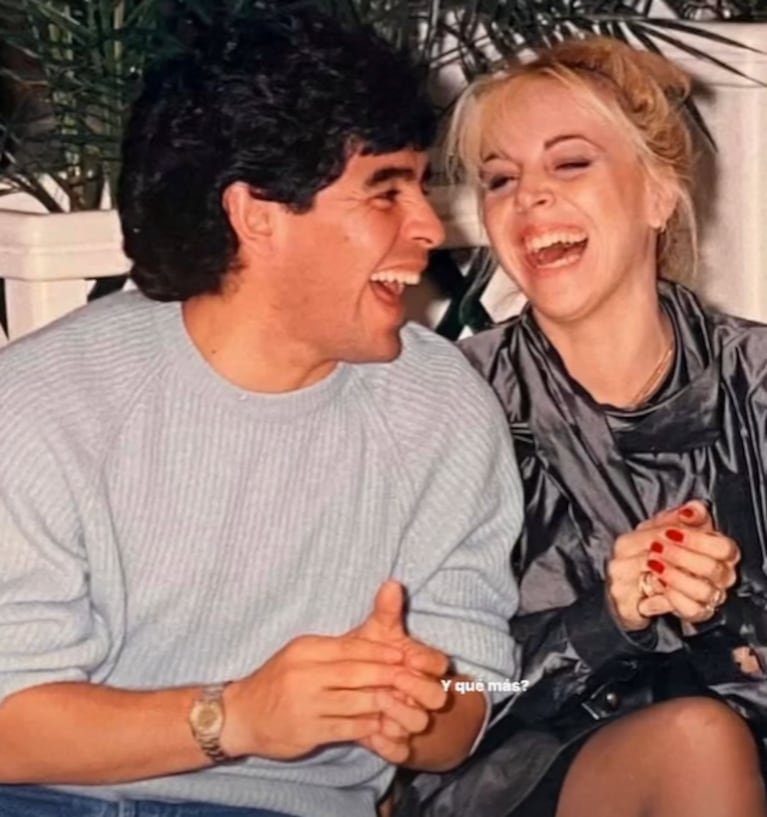 Diego y Claudia de jóvenes.