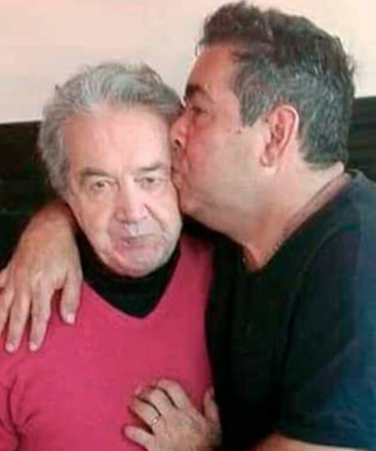 Diego y su papá.