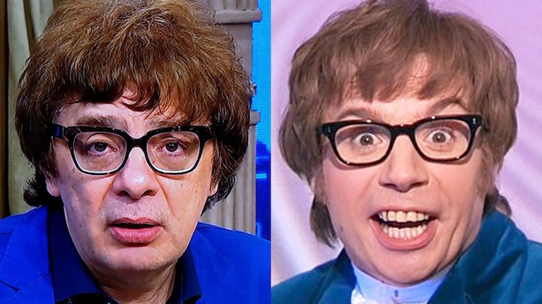 Divertida reacción de Juanse, tras el furor en Twitter por su parecido con Austin Powers