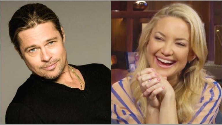 Divertida reacción de Kate Hudson por las versiones de romance con Brad Pitt: Ese rumor me gustó, fue como...