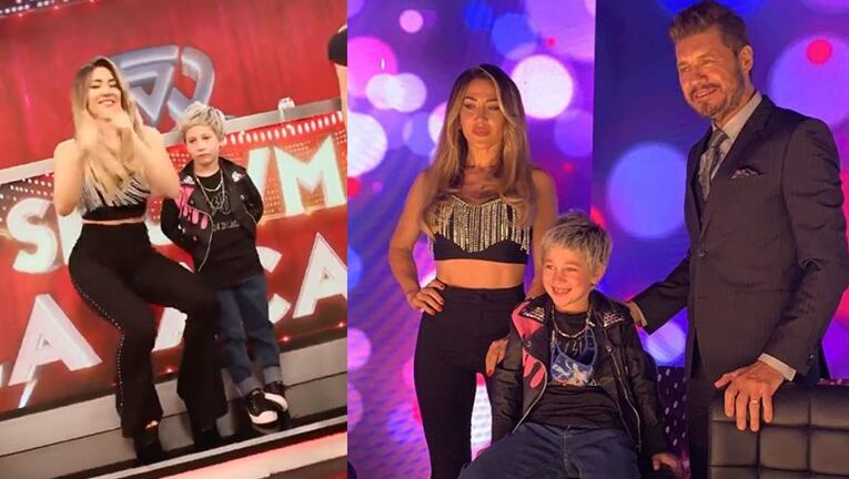 Divertido posteo de Jimena Barón con su hijo Momo y Marcelo Tinelli.