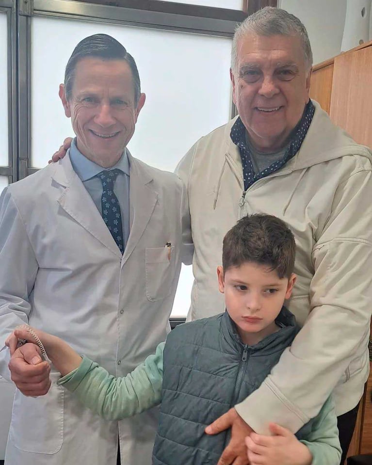 Doctor Alejandro Andersson Luis y Antonito Ventura.