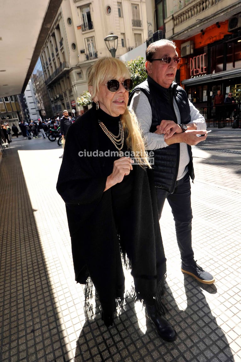 Doris del Valle en el velatorio de Pepe Soriano (Foto: Movilpress).