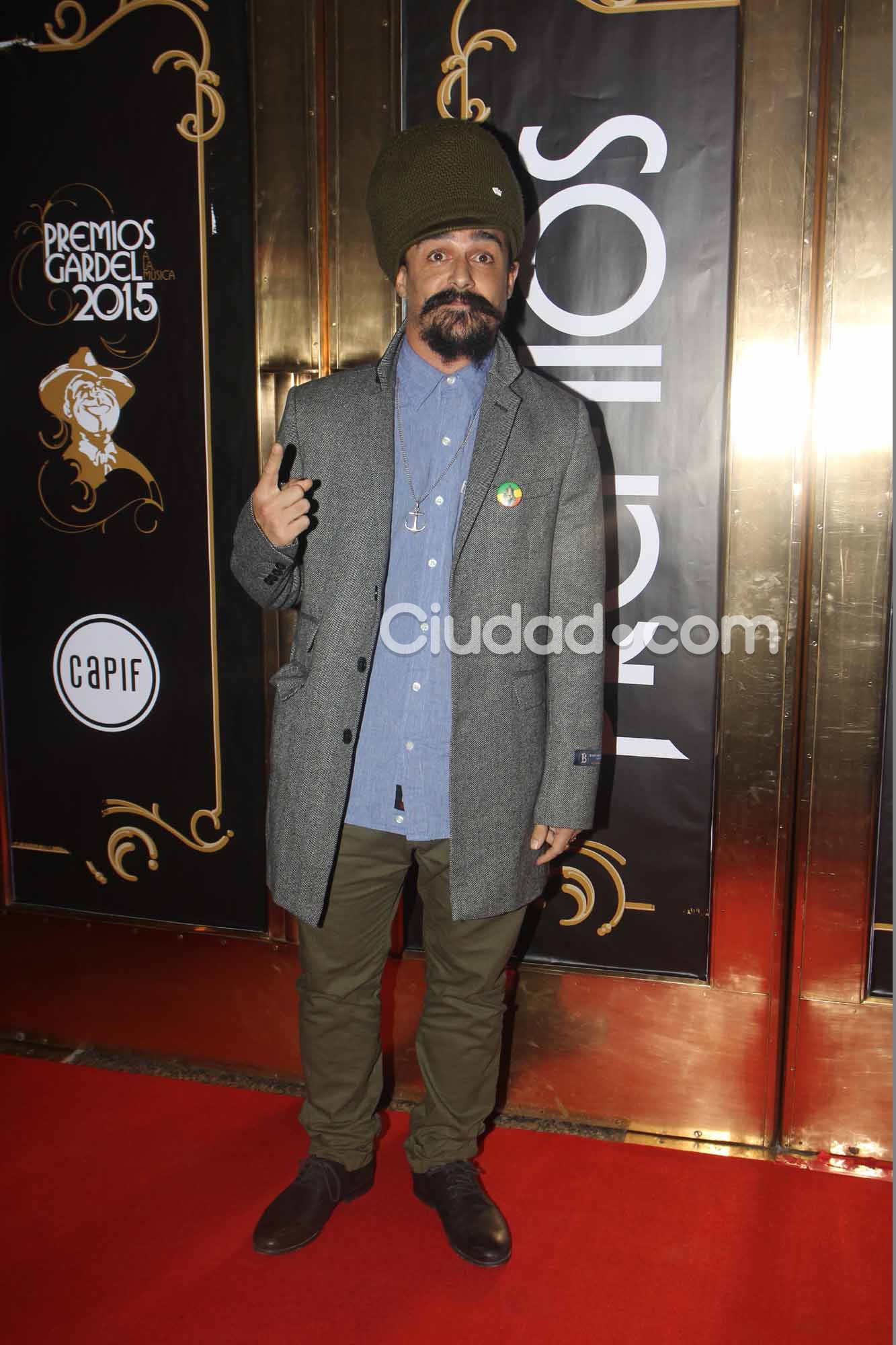 Dread Mar I, en los Premios Gardel 2015. Foto: Movilpress.