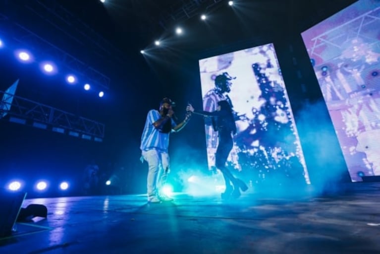  Duki, Nicki Nicole y Cazzu juntos en el show de Eladio Carrión en el Luna Park