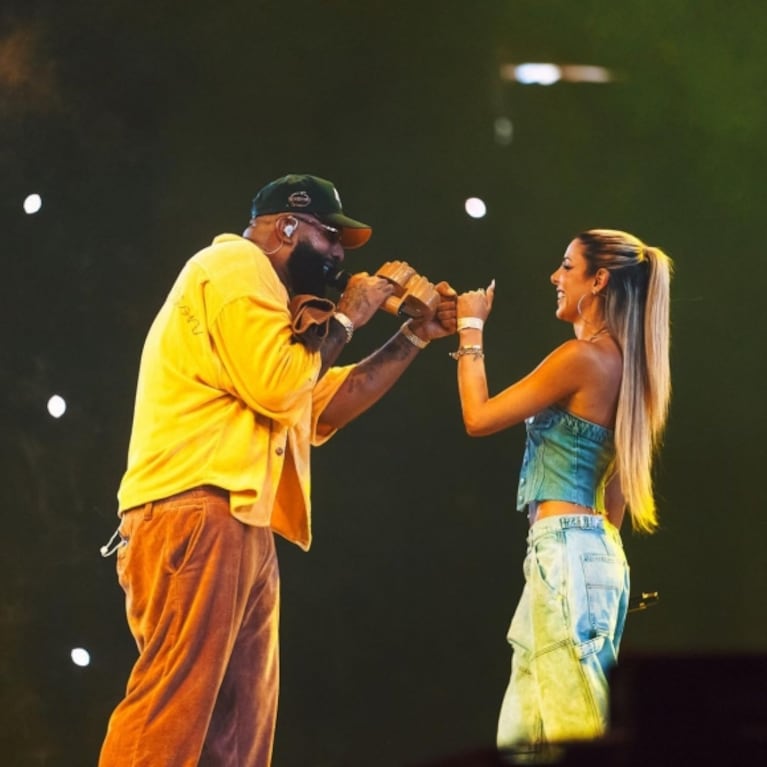  Duki, Nicki Nicole y Cazzu juntos en el show de Eladio Carrión en el Luna Park