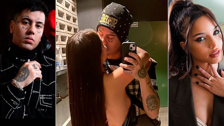 Duki revolucionó las redes al publicar una foto apasionada con su novia, Emilia Mernes