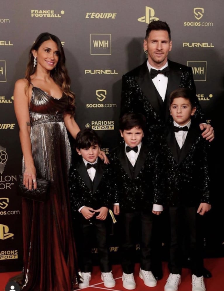 Dulce mensaje de Antonela Roccuzzo a Lionel Messi por haber ganado el Balón de Oro: "Estamos muy orgullosos"