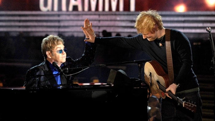 Ed Sheeran encontró un mentor en Elton John