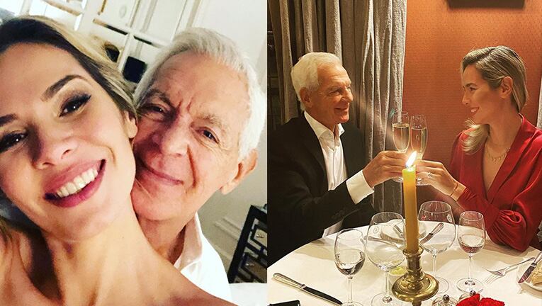 Eduardo Costantini y Elina Fernández celebraron sus dos años de casados con una cena romántica.