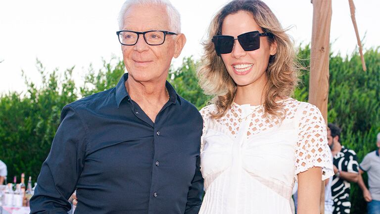 Eduardo Costantini y Elina Fernández en el lanzamiento de los Premios Sirí a la gastronomía