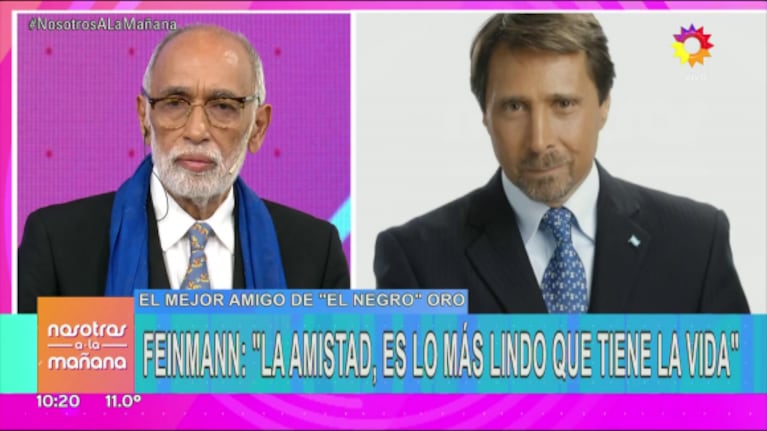 Eduardo Feinmann recordó en vivo con el Negro Oro su tremenda pelea: "Casi nos agarramos a las trompadas"