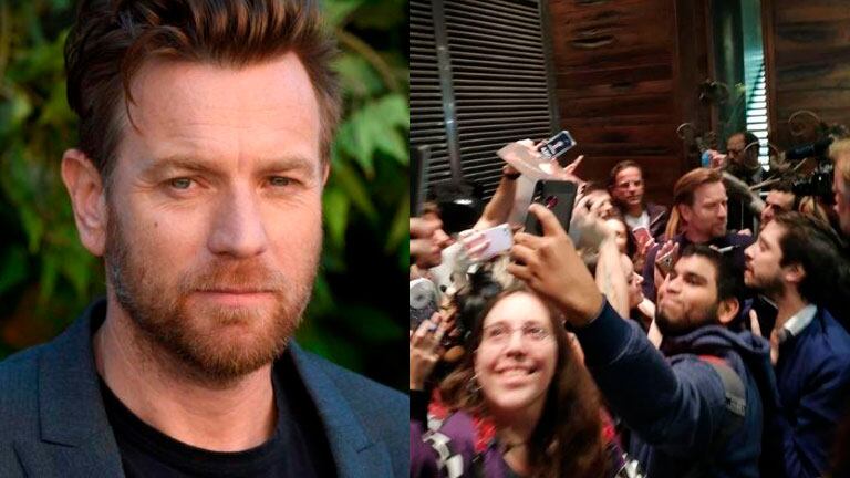 El actor Ewan McGregor fue encontrado de incógnito en Argentina